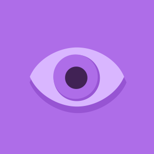 2 Truths and a Lie eye animation, Watson visual feedback during analysis